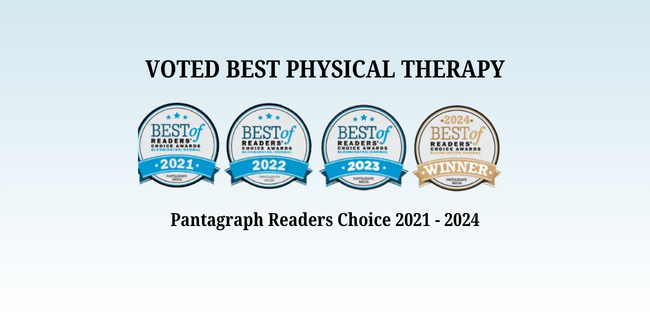 Voted Best Physical Therapy — Pantagraph Reader's Choice 2021–2024