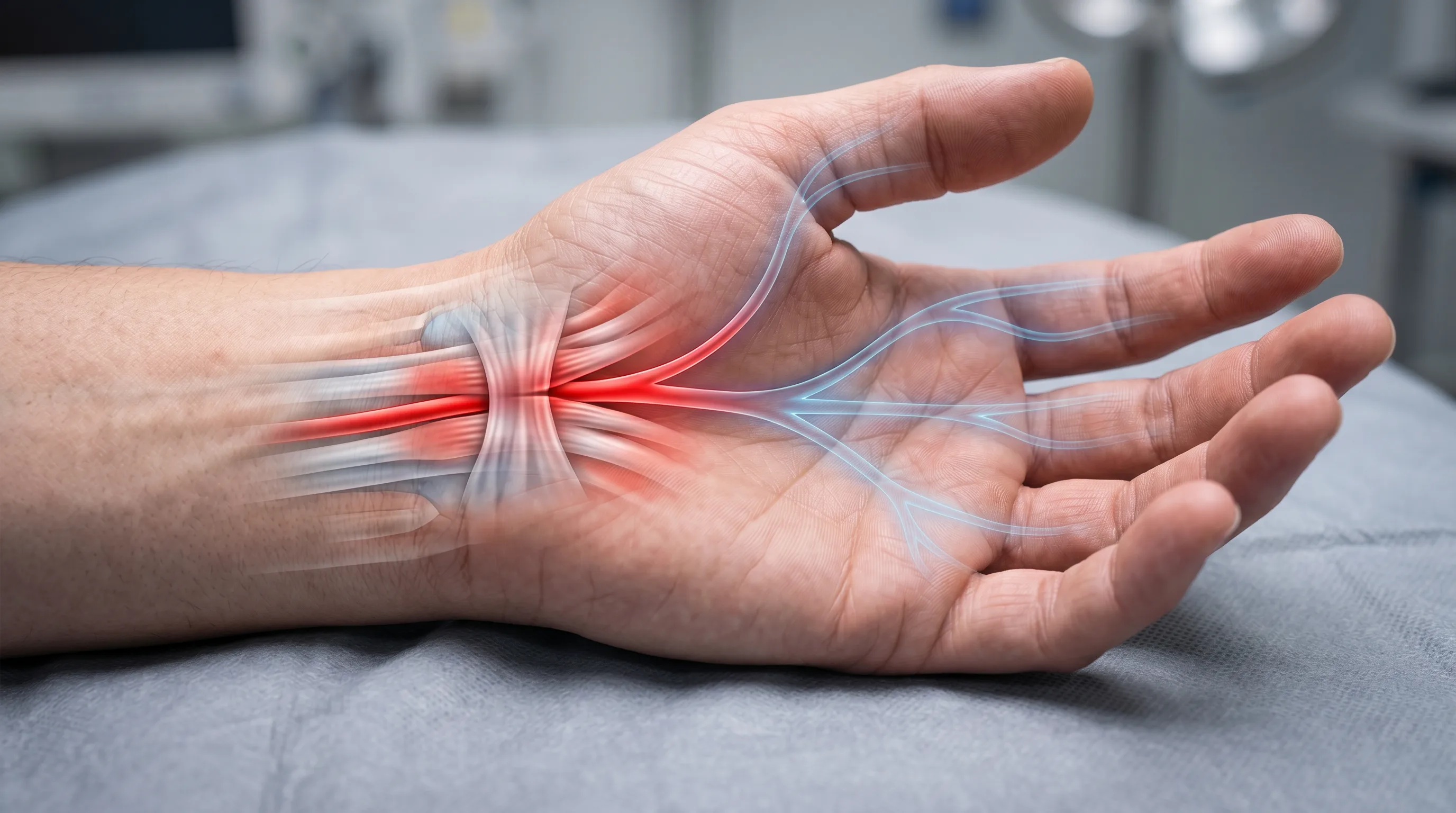 Chiropractor treating a patient for carpal tunnel syndrome at Central Illinois Spine in Normal, IL