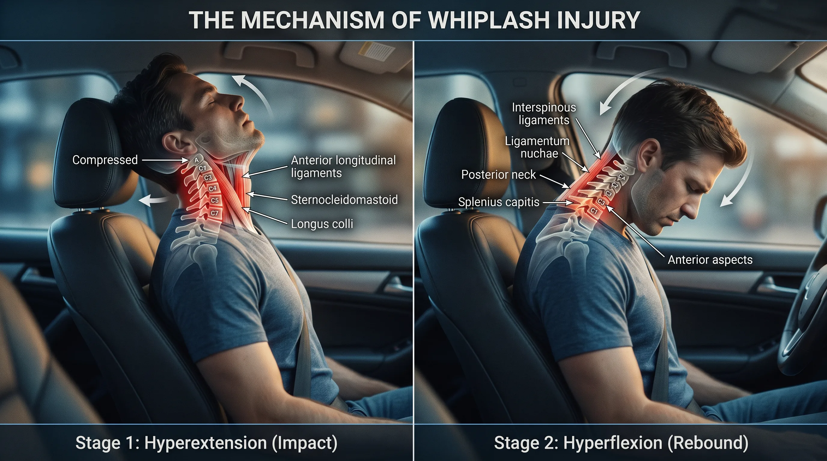 Whiplash evaluation and chiropractic treatment at Central Illinois Spine in Normal, IL